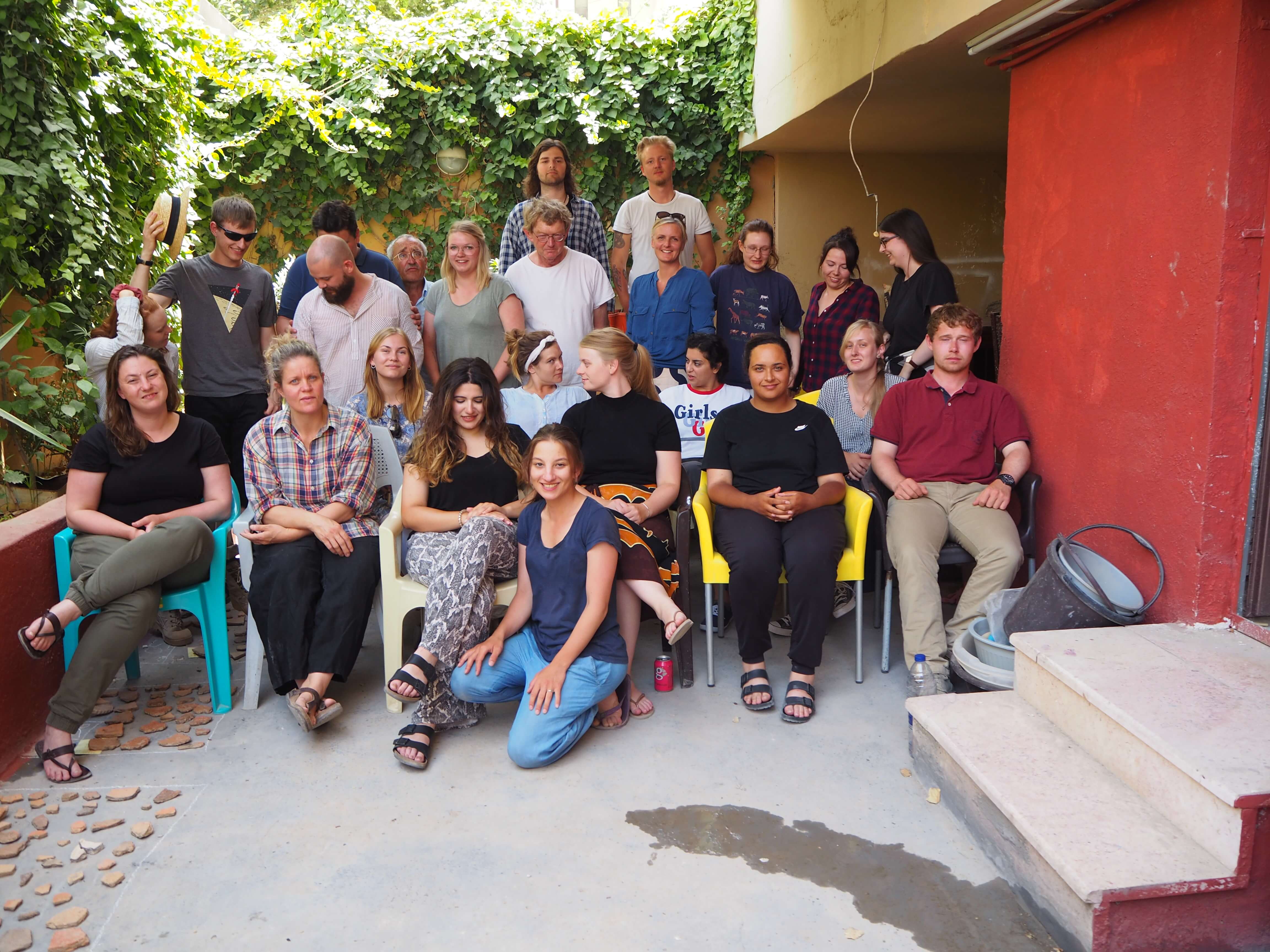 Students and staff of the Ritual Landscape of Murayghat fieldschool 2019